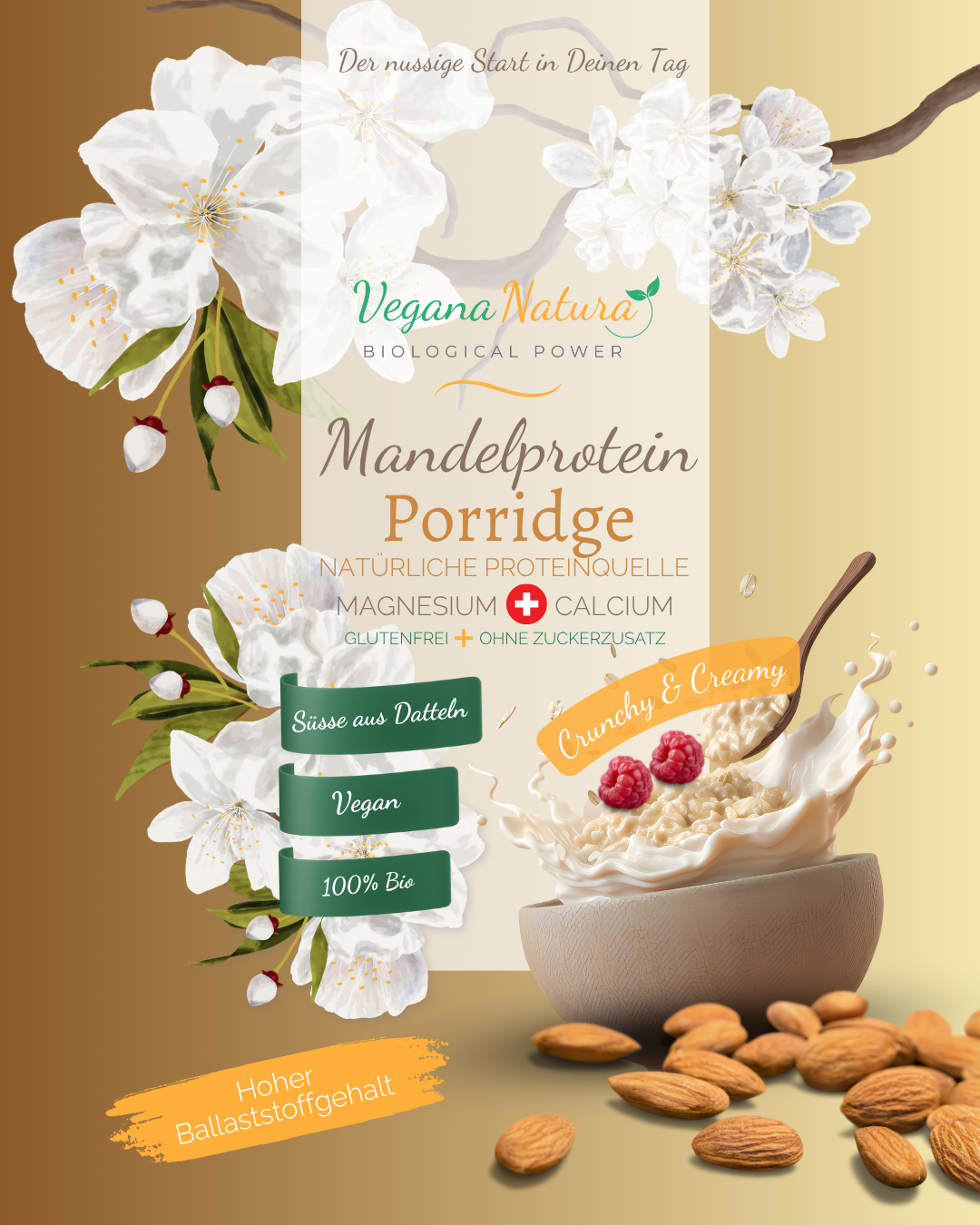 MandelProtein PORRIDGE BIO