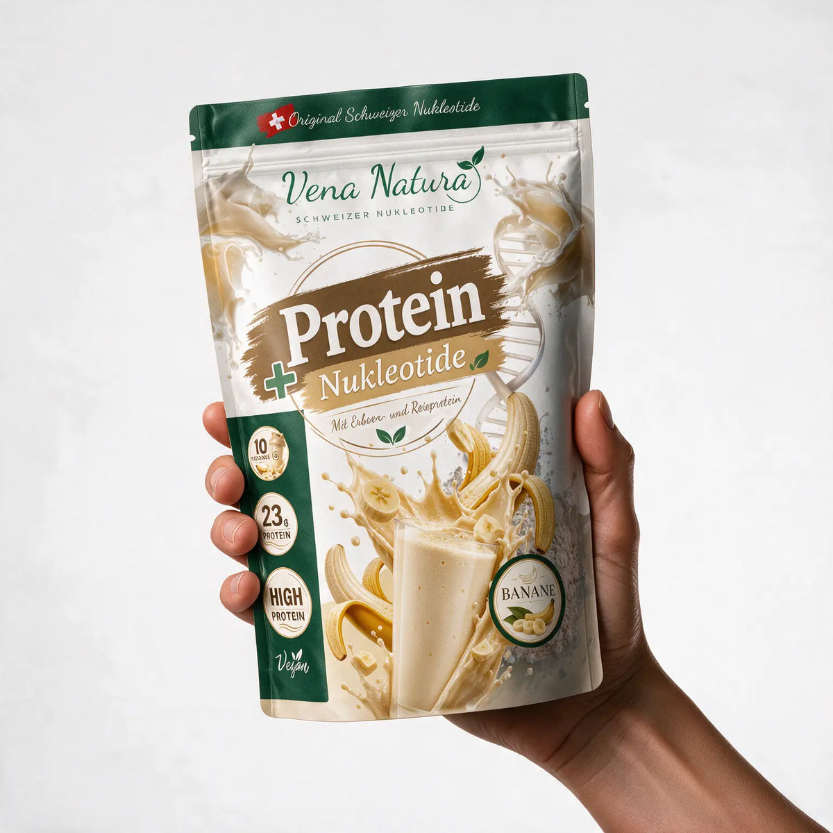 Proteinpulver Vegana Natura Banane