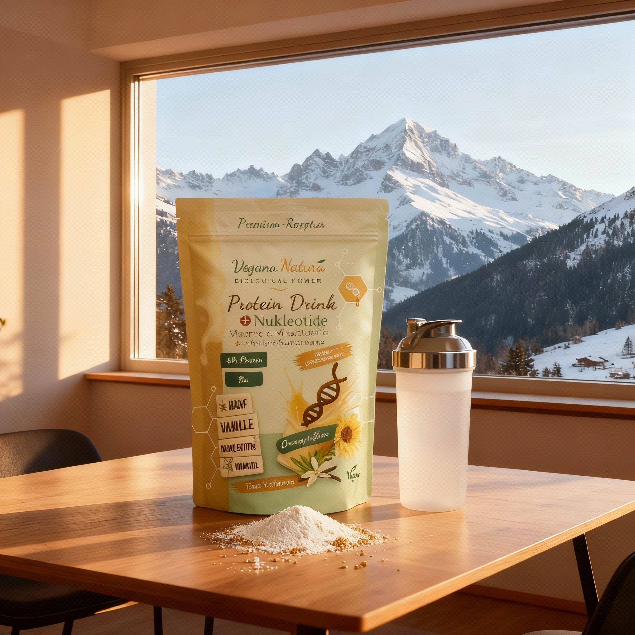 Boisson aux nucléotides et aux protéines