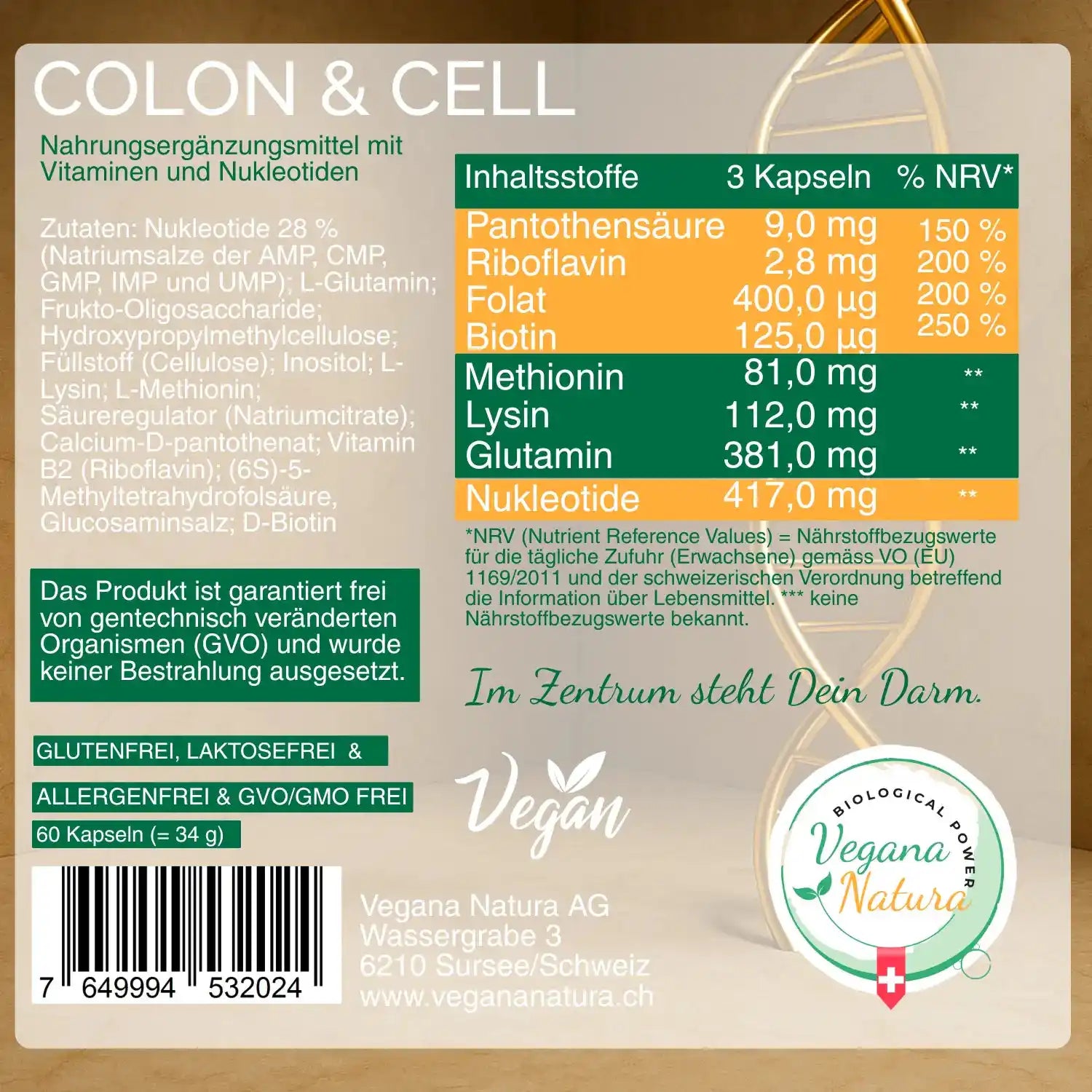 Nucleótidos - Colon & Cell