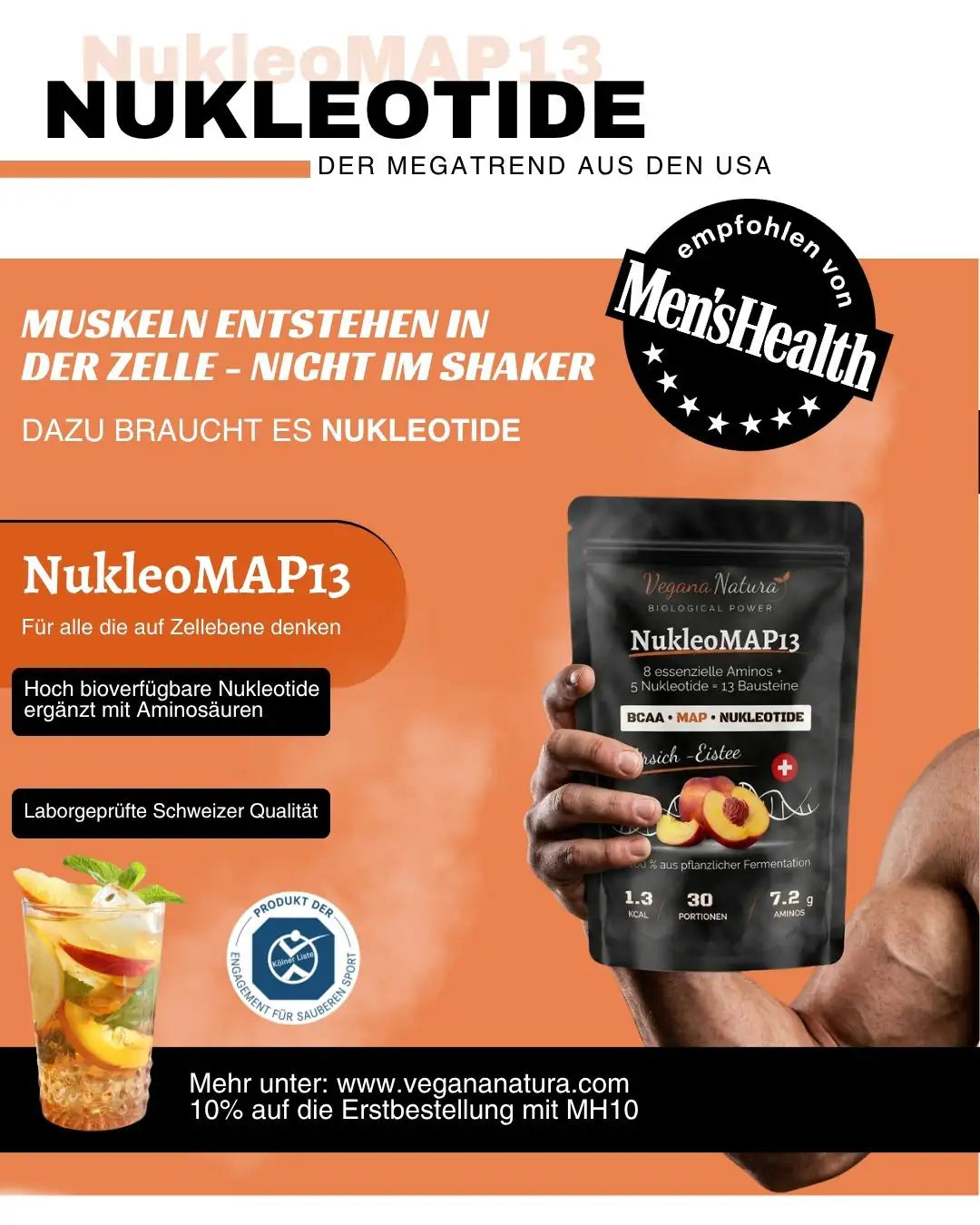 Nukleotide - NukleoMAP13 essentielle Aminosäuren+ Nukleotide