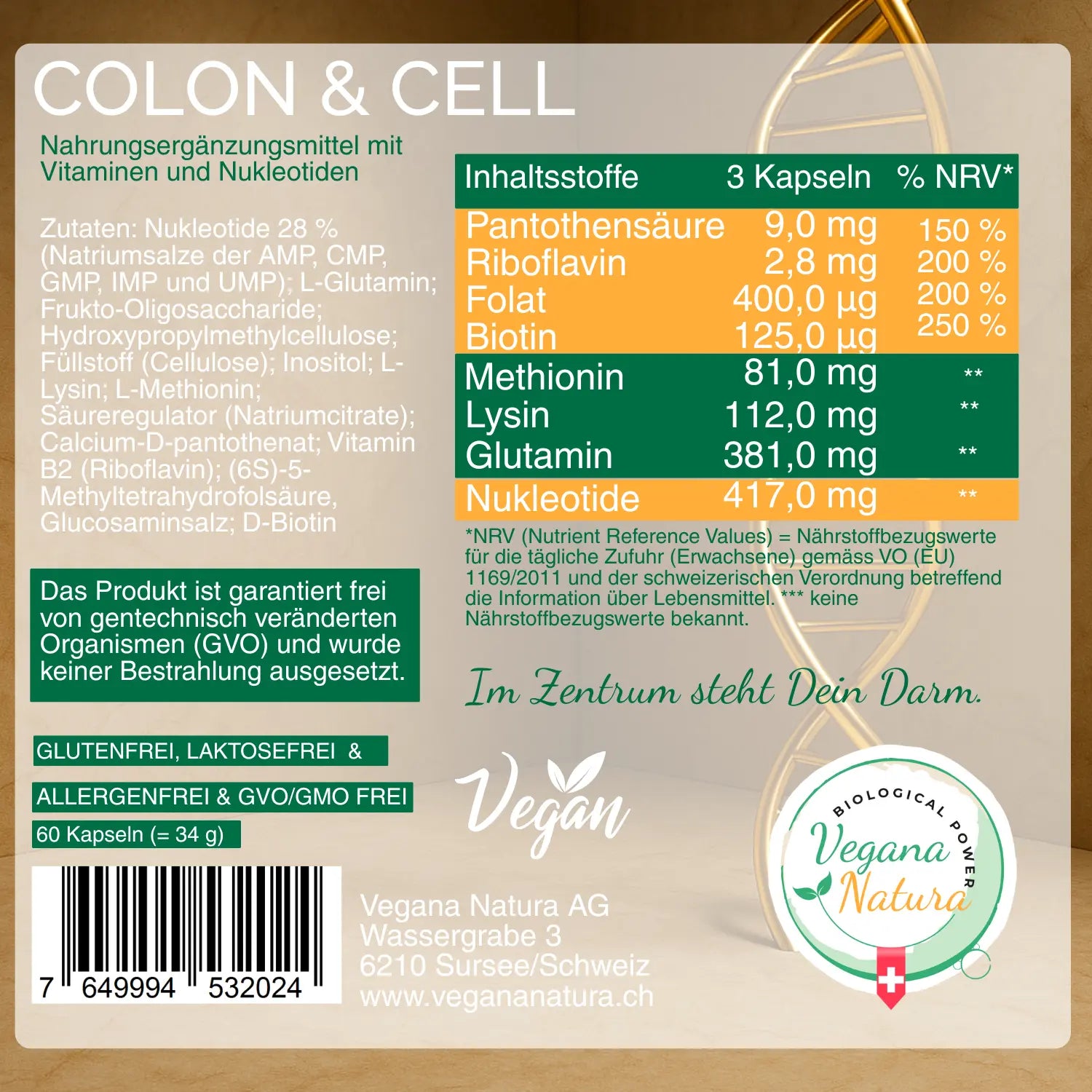 Colon & Cell + Nukleotide