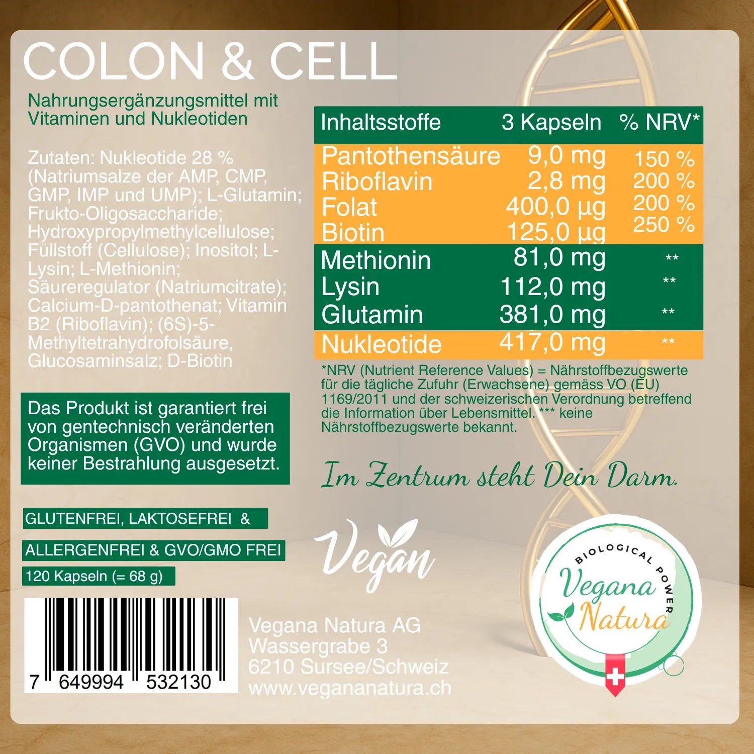Colon & Cell + Nukleotide